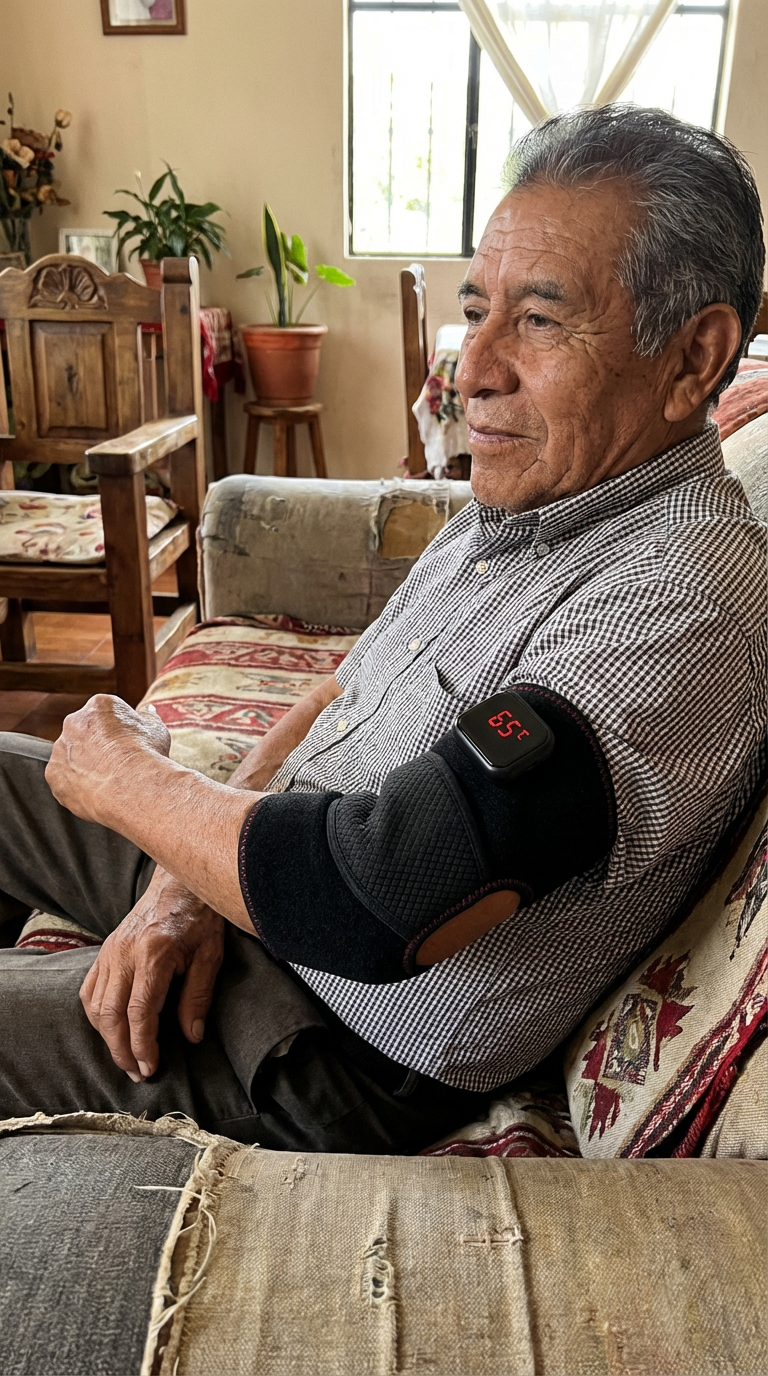 Masajeador TeraCal Pro — 65°C · 3 Articulaciones · Inalámbrico